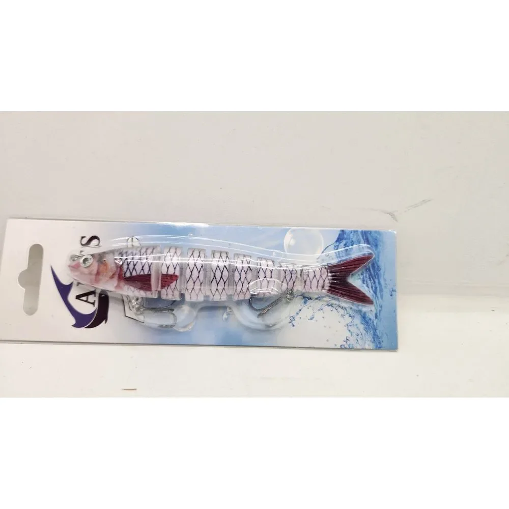 8 Section Multi Jointed Swim Bait Light Purple